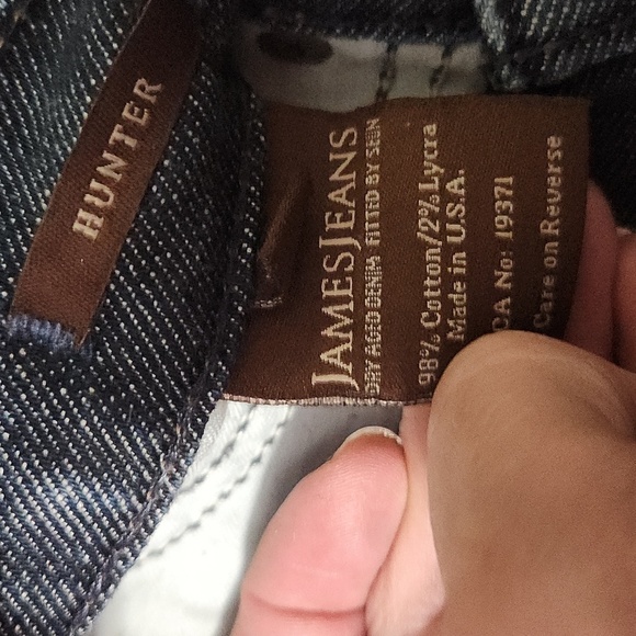 James Jeans Dark Wash Size 27 Inseam 31 - Picture 4 of 6